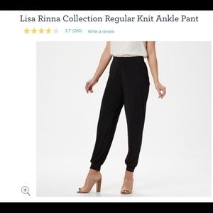 Lisa Rinna knit ankle pant.
